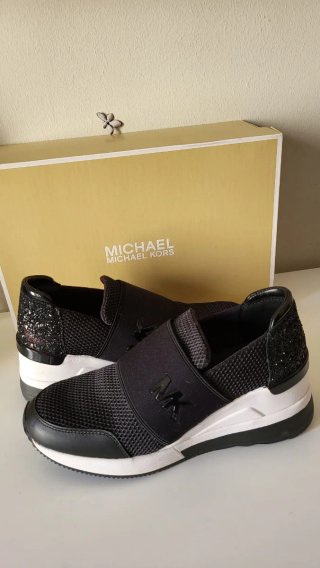 Zapatillas Michael Kors Felix Trainer Negras