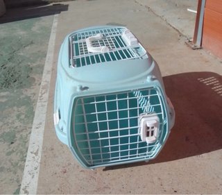 Transportín para mascotas azul