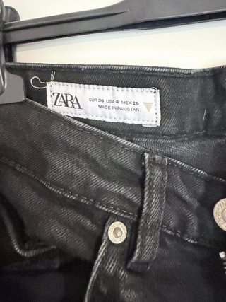 Jeans Zara zampa orlo raw EUR 36