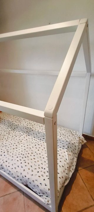 Cama Montessori Blanca 90x190