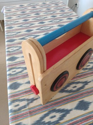 Cocina de madera plegable para niños