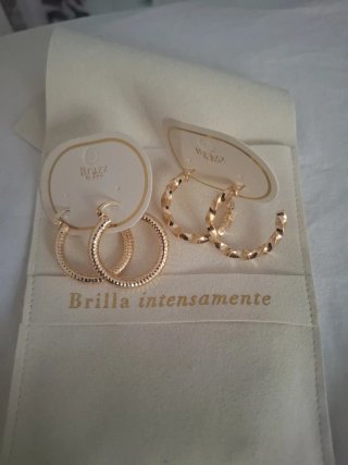 3 Pulseras Acero Dorado