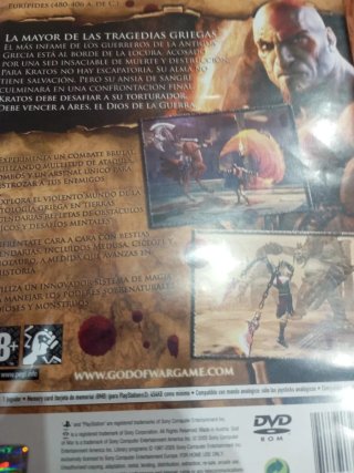 LA SAGA de GOD of WAR I y II para PS2 (Nuevos)