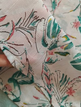 Blusa IKKS tropical (T42 Francia/T40 España)