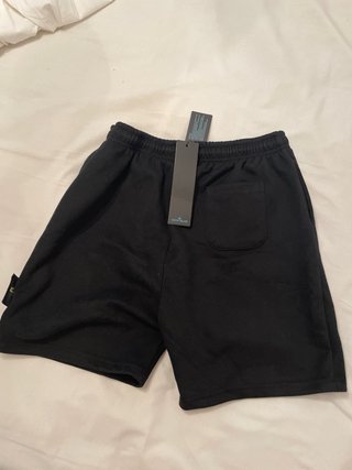 Pantalón corto Stone Island niño negro T.170