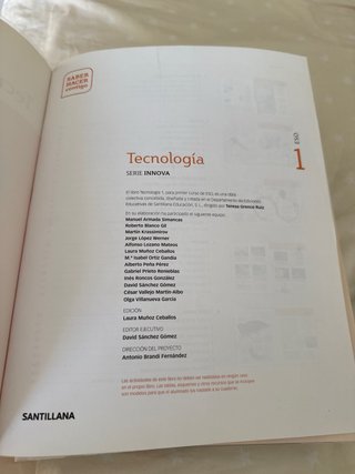 Tecnología, 1 ESO