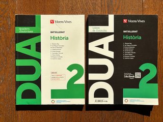 Història, 2 Batxillerat, Dual Quadern d'activitats