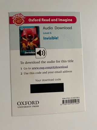 Libro inglés Invisible