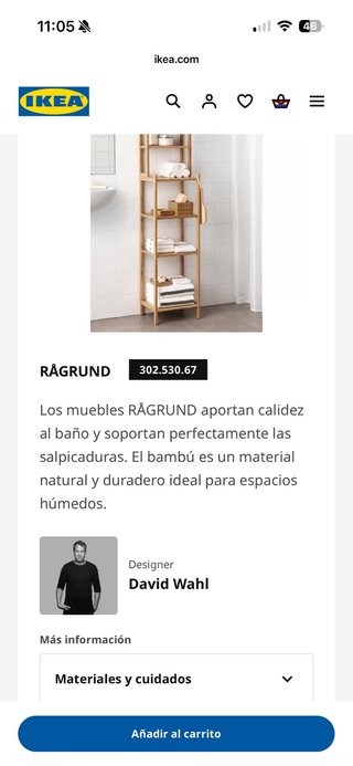 Estantería Escalera Bambú IKEA