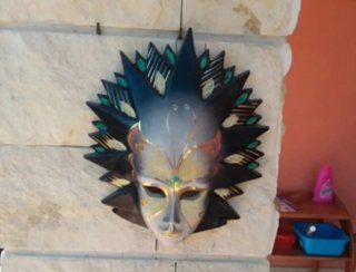 Coppia Maschere Ceramica