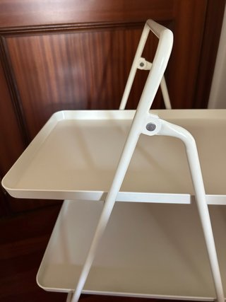 Estantería de 2 bandejas plegable