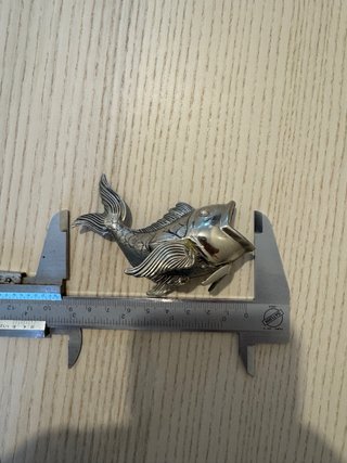 Pez antiguo de alpaca año 1950