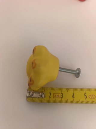 Manopola in Ceramica a Forma di Sole
