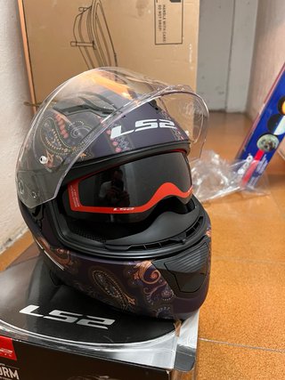 Casco Moto LS2 Stream Evo Diseño Paisley