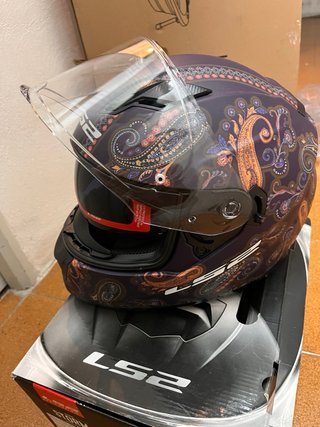 Casco Moto LS2 Stream Evo Diseño Paisley