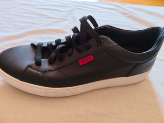 Hugo Boss Zapatillas Piel Negras Talla 42