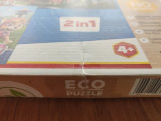 Puzzles Patrulla Canina y Pepa Pig 4x60 piezas.