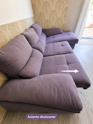 Sofá modular color lila