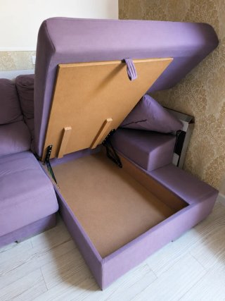Sofá modular color lila