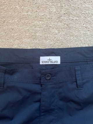 Stone Island Pantalones Cargo Azul