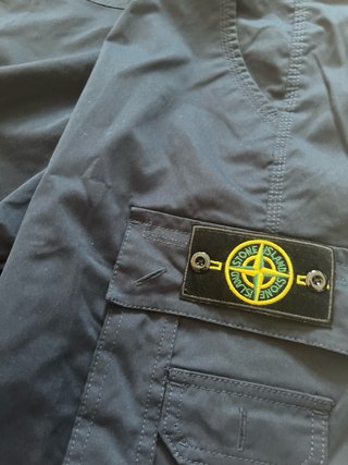 Stone Island Pantalones Cargo Azul