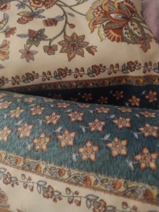 Trozo de tela floral para manualidades
