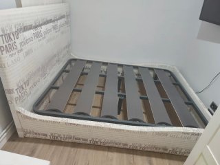 Somier y estructura de cama