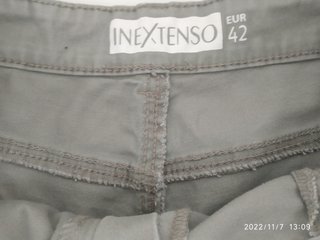 Pantalón corto verde mujer T42