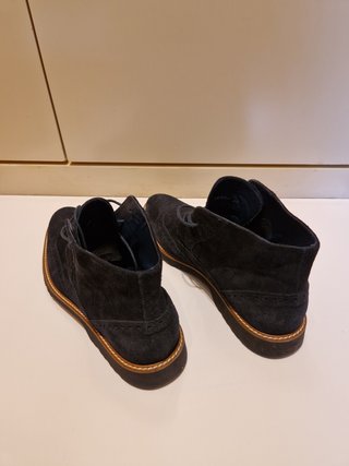 Botines de ante Farrutx azul