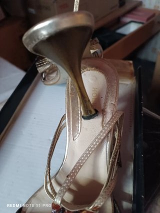 Sandali gioiello oro con pietre
