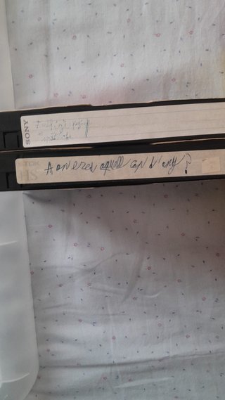Lote 4 Películas VHS Animadas (Español)