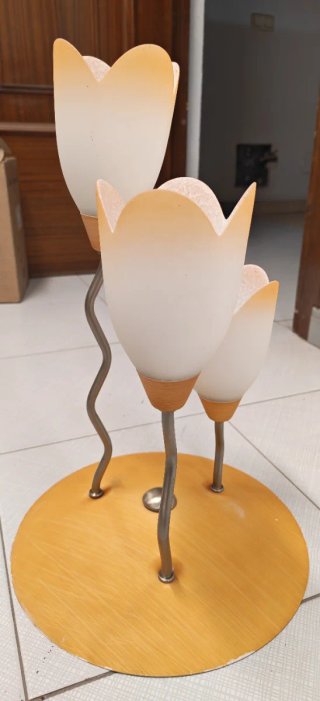 Lámpara de techo diseño floral