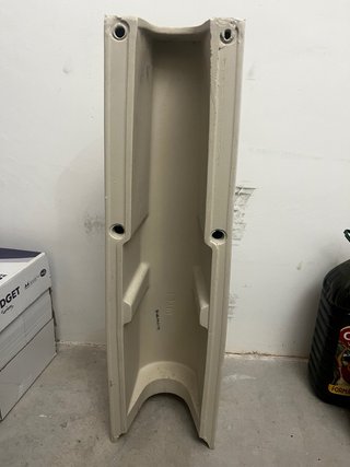 Lavabo de baño de porcelana blanco