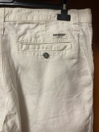 Pantalón Lino Dockers blanco Talla L
