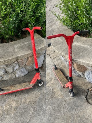 Patinete scooter rojo