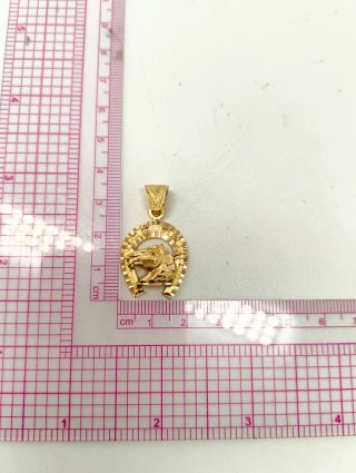 Colgante Oro 18kt Herradura y Caballo