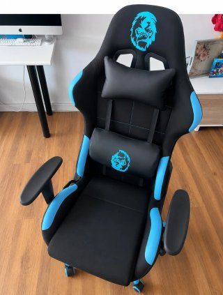 Silla Gamer LIVARNO home Negra/Azul