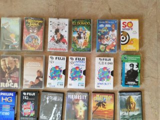Lote Películas DVD y VHS