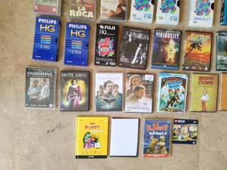 Lote Películas DVD y VHS
