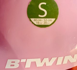 Casco Bicicleta Niña Rosa Corona
