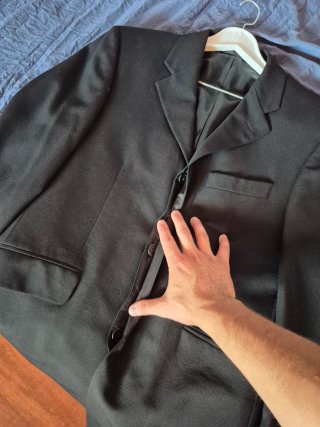 Chaqueta de traje EasyWear El Corte Inglés Negra