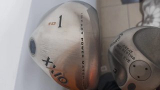 Set de Palos de Golf con Bolsa Negra. 9 palos