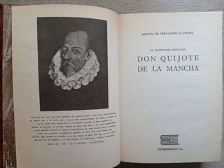 Libro Don Quijote de la Mancha ilustrado tapa dura
