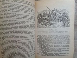 Libro Don Quijote de la Mancha ilustrado tapa dura