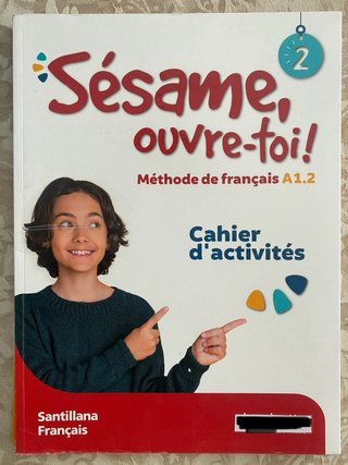 Libro y cuaderno francés PETIT SESAME 2