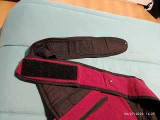 Bandolera unisex roja