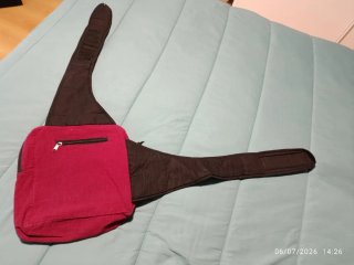 Bandolera unisex roja