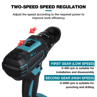 Taladro Percutor 2 Baterías 21V