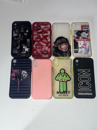 Pack 7 Fundas iPhone XR