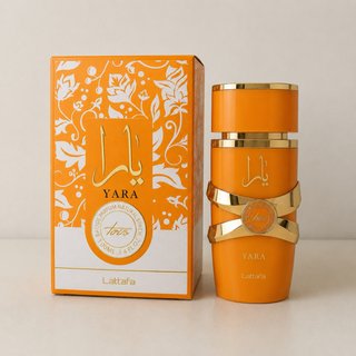 Perfume Yara Lattafa Naranja y Dorado